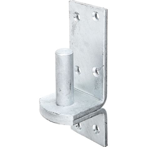 ALBERTS Kloben auf Platte, feuerverzinkt, Dorn Ø20 mm, Abstand 20 mm, Platte HxB167x60 mm (1/3)