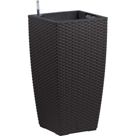 Bac Casa Mesh haut - Granite - 12L - L29,9xl29,9xH57,4cm (1/4)