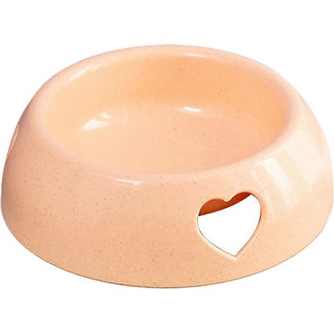Gamelle d'eau en plastique pour chat, gamelle pour chien, gamelle pour chiot - Orange (1/5)