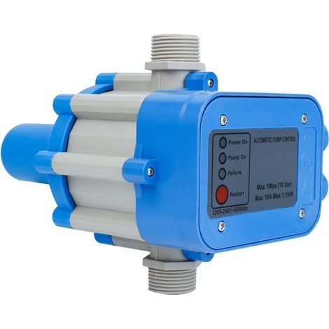 – Controlador electrónico de presión de 220 V y 10 bar – Para bombas de agua domésticas – Presión constante para riego de jardines – Mayor seguridad (1/5)