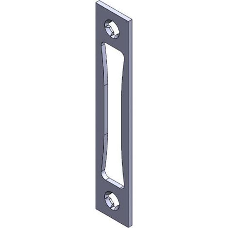 Schließblech assa-abloy 2840.00.0 Edelstahl 10x2.4 cm
