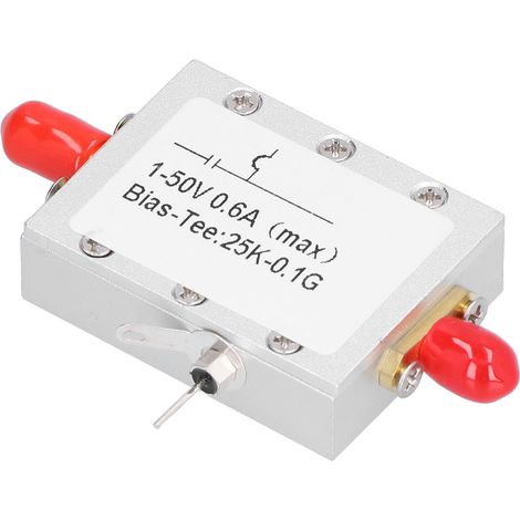 Composants électroniques de bloqueur de té de polarisation de condensateur isolé RF 25K-100MHz DC 1-50V