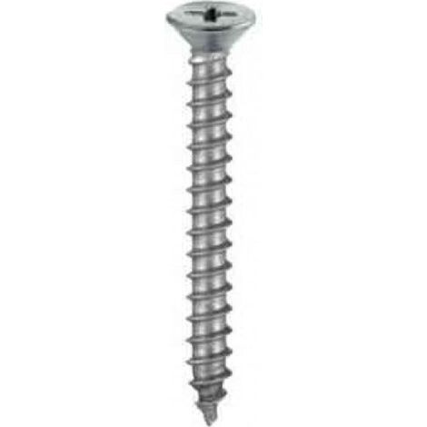 20 VITI AUTOFILETTANTI TESTA PIANA SVASATA INOX 2,9X13MM.