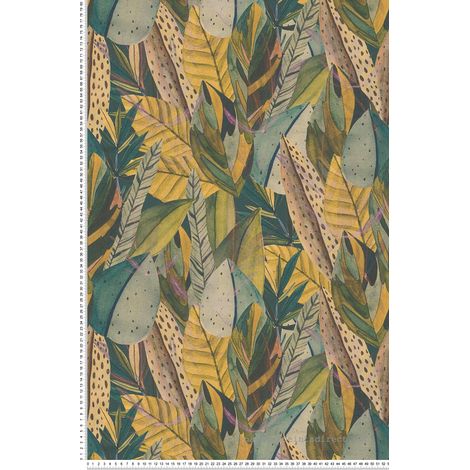 Papier peint Nature Jaune Anna D'Andrea A.S. Création (1/5)