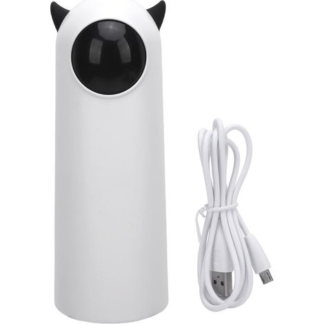 Jouet Pointeur pour Chat activé par Le Mouvement, 3 Modes de Vitesse, Fonction Minuterie, 4 Angles Réglables, Jouet Interactif Automatique pour Chat D'intérieur