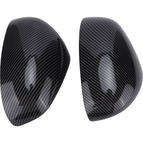 Außenspiegel-Schutzkappen, Carbon-Optik, selbstklebend, für Smart Fortwo/Forfour 453 (2015–2021), Ersatz-Spiegelkappen, Paar (1/5)
