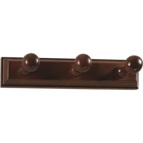 Colgador Pared Atornillar Herdasa Madera Nogal 3G Lacada 133-Nogal