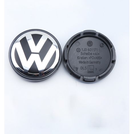 4-teiliger Standard-Radkappensatz (56 mm) für Volkswagen, Felgenkappen mit Fahrzeuglogo, Tuning-Zubehör für Autofelgen