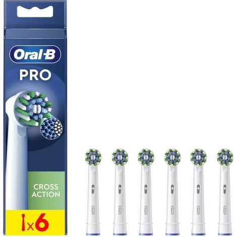 Testine ORAL-B - Cross Action - per spazzolino elettrico - pacco da 6 (1/5)