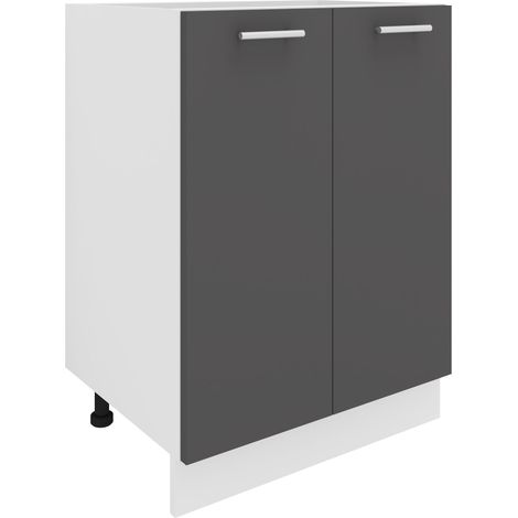 Armadio da cucina W 60 cm Armadio inferiore Esilo 82x60x46 - VCM