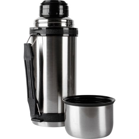 Edelstahl Thermoskanne + Griff + Tragegurt 1Liter-MYW53574 (1/2)