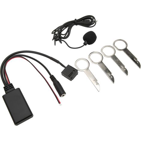 Adaptateur Bluetooth Voiture 12Pin CD AUX IN avec Microphone Mains Libres pour Focus 2005+ 6000CD (1/5)
