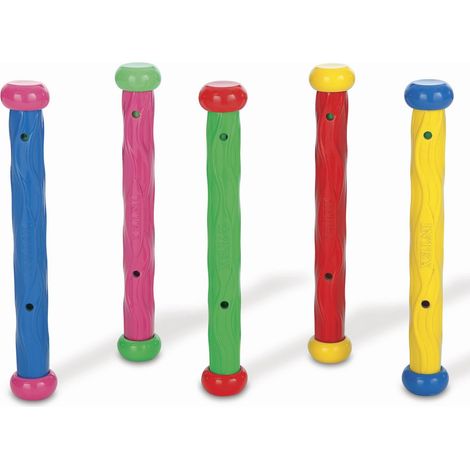 Jeu de piscine de 5 bâtons lestés
