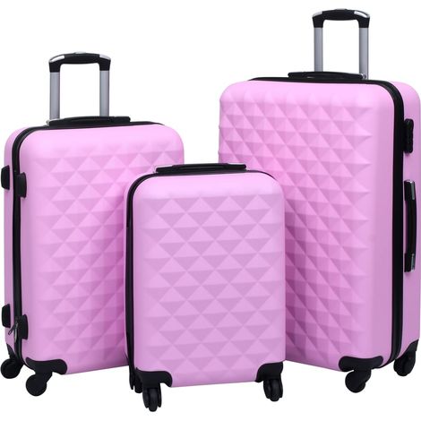 Teenpull – Hartschalen-Trolley-Set 3 Stk. Rosa ABS (1/5)