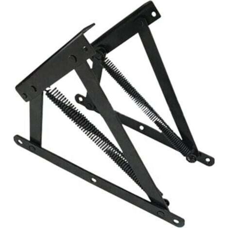 1 paire de charnières inférieures, canapé-lit, compartiment de rangement, charnière de levage, mécanisme à ressort pour chaise pliante et sommier inclinable à charnière et boîte à ressorts
