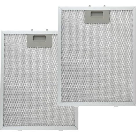 2 Pièces 5 Couches Filtre pour Hotte Aspirantes, 320mm x 260mm Filtre de Hotte Universel en Aluminium Filtre à Graisse Métallique pour Hottes Aspirantes de Nombreuses Grandes Marques (1/5)