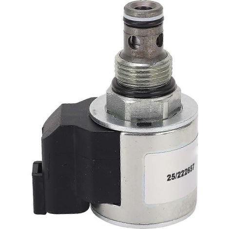 Distributeur hydraulique 25 222657 en acier allié, remplacement pour chargeuse-pelleteuse JCB 3CX 4CX, vanne unique 12V, pièce détachée robuste. (1/5)