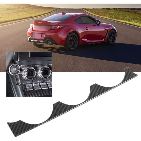 Dekorativer Aufnäher mit Carbonfaser-Textur für das Bedienfeld der Klimaanlage in der Mittelkonsole des Autos, passend für Toyota GR86/Subaru BRZ ZN8/ZD8 2022+ (OC11046). (1/5)