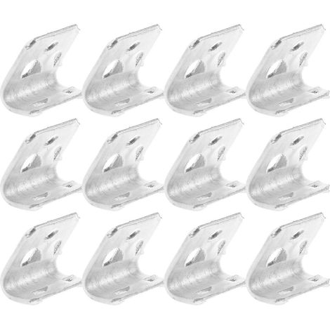 Présentoir à colliers en acrylique 3 pièces, porte-pendentifs, présentoir à bijoux (blanc) (1/5)