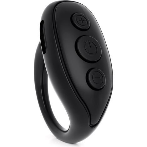 Mobile Phone Bluetooth Remote Control With Charging Compartment Mobile Phone Camera Controller Selfie Artifact Finger Ring Remote Control Page Turning (1/5)