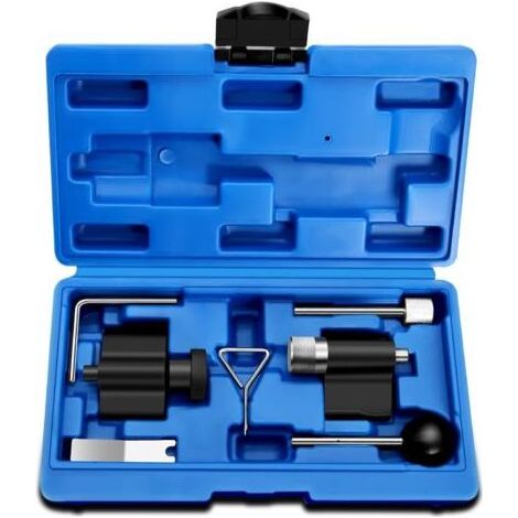 7pcs Kit Distribuzione temporale - Strumenti, valvole a Fasatura di Distribuzione per Motore Nastro Compatibile con VW Motore 1.2, 1.4, 1.6, 1.9, 2.0 TDI, SDI, Strumenti albero a Camme con Toolbox (1/5)
