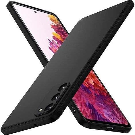 Étui Ultra Mince en Silicone Antichoc pour Samsung Galaxy S20 FE 5G/4G, Coque Noir Mat avec Protection Caméra, Bumper TPU Souple Anti-Rayures (1/5)