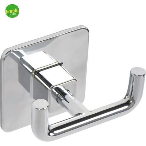 Metaform Appendiabito Doppio Cold Wind Cromo Lucido per bagno (1/4)
