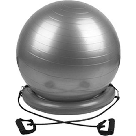 Ball Base - PVC Yoga Ball Ring Stand - For Home Gym Office Yoga Stability Support - 1 Piece (1/5)