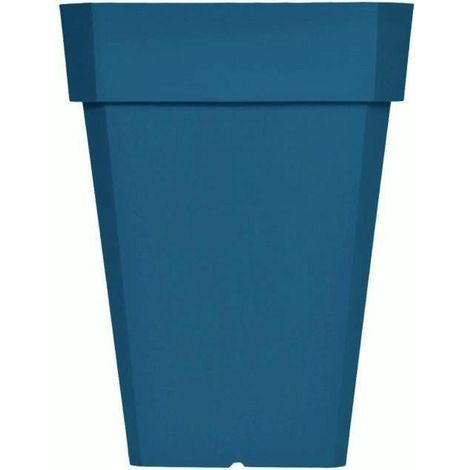 Riss RIVIERA SOLEILLA blauer quadratischer Blumenkasten 49 Liter