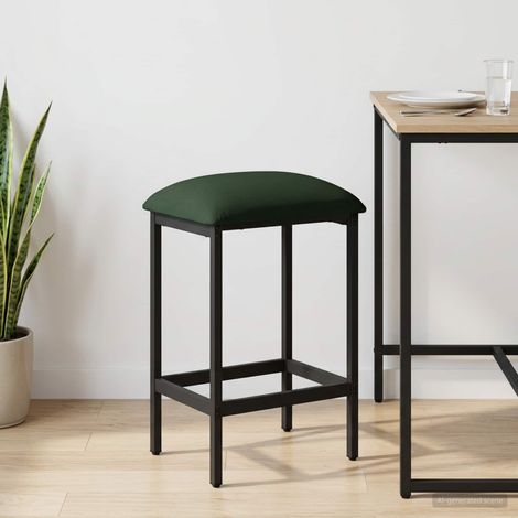 vidaXL Tabouret de bar Vert foncé 40 x 32 x 74 cm Bois d'ingénierie (1/5)