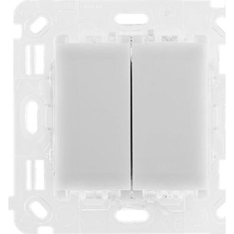 Interruptor kontakt-simon Simon 54 Touch doble 75 x 55 x 75 mm