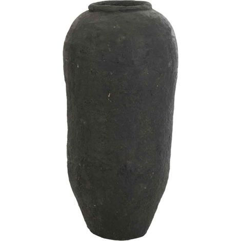 Vase Design "Papier Mâché" 99cm Noir (1/2)