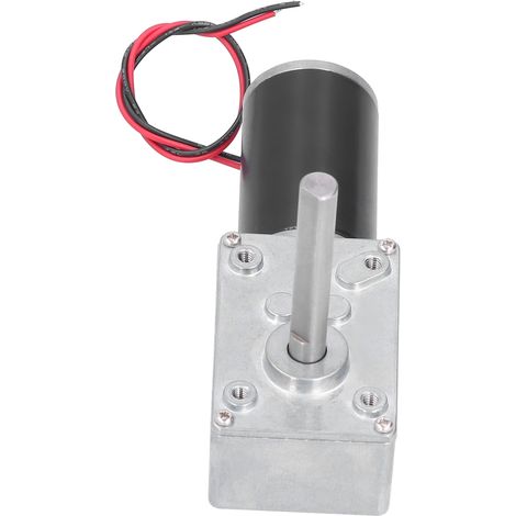 Schneckengetriebemotor, Gleichstrom, selbsthemmend, Mini-Getriebeuntersetzung, elektrisches Getriebe, Untersetzungsmotor, 12 V, 40 U/min (1/5)