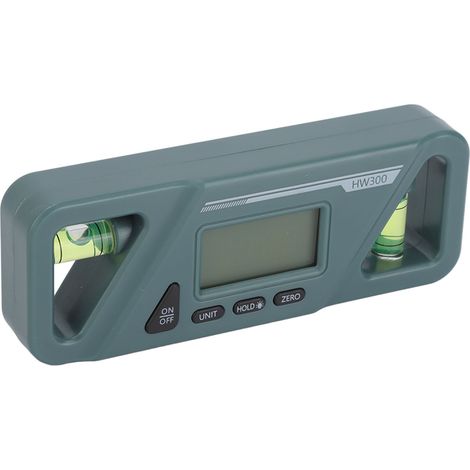Digitale magnetische Wasserwaage, 90°-Winkelmesser mit Magnet, dunkelgrüner digitaler Neigungsmesser (Batterien nicht enthalten) (1/5)