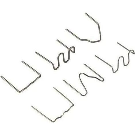 Agrafe et clou pour agrafeuse-cloueuse à main600PCS Chaud en Acier Inoxydable Staples Soudeur d'agrafes pour Voitures en Plastique Réparation de Soudure (1/4)