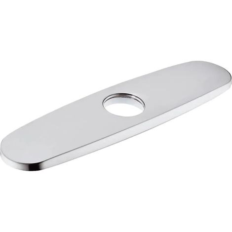 Plaque de finition en acier inoxydable, lot 6, pour robinet (1/5)