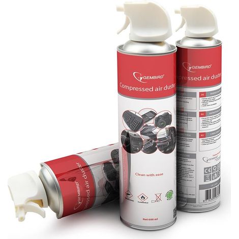 Gembird CK-CAD-FL600-01 limpiador de aire comprimido 600 ml (1/3)