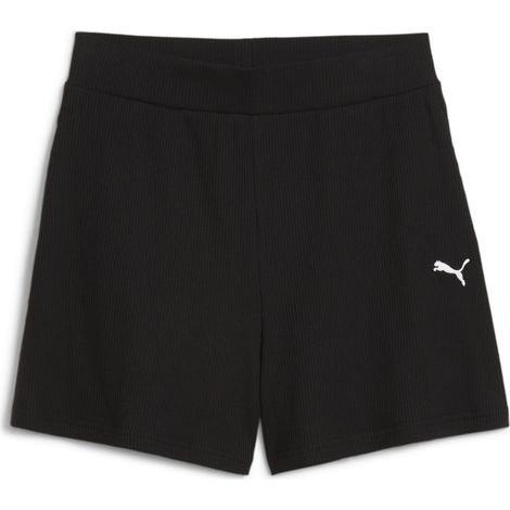 Puma ESS elevated RIB 5 Damenshorts schwarz 68502601 r S (1/5)