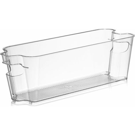 4 Stück Kühlschrank Organizer in Transparent – Für mehr Ordnung und Übersicht