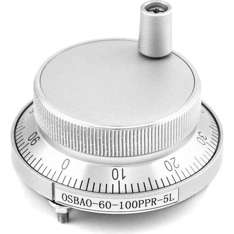 Encodeur à roue codeuse 5V 60MM, Encodeur d'impulsions CNC Manuel, pour leSystème de Commande Numérique (1/4)