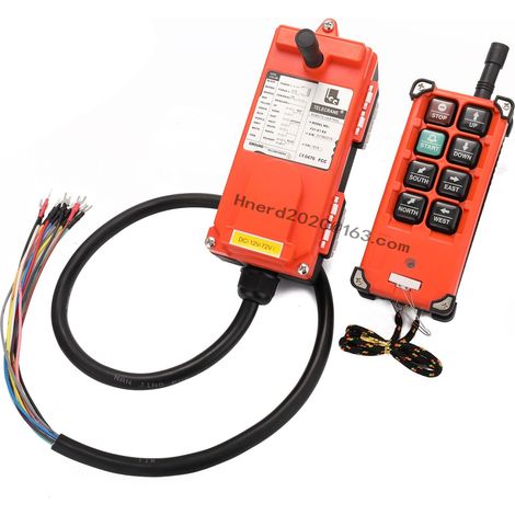 F21-e1b DC12-72V Télécommande industrielle pour palan, grue, ascenseur (un émetteur, un récepteur) (1/5)