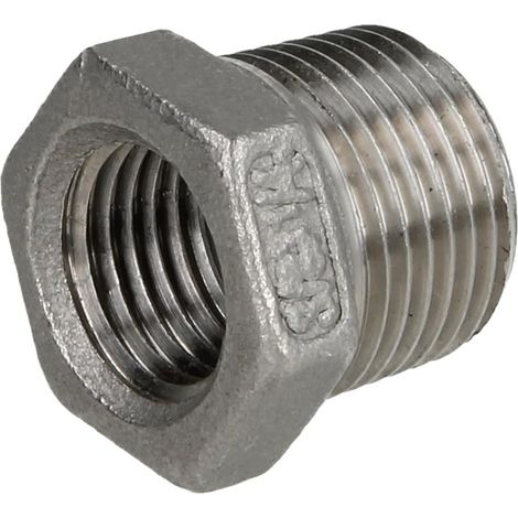 Réduction en inox 3/8'' x 1/4'' FM/FF