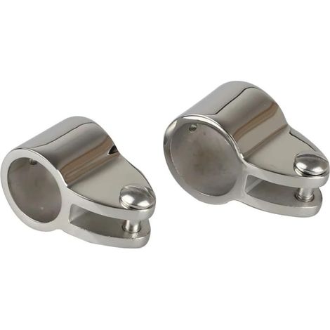 Capuchon Coulissant à mâchoire supérieure en Acier Inoxydable 7/8, 2 pièces, 316 "1", raccord de Garde-Corps, Vernis Miroir for matériel de Bateau de Yacht(22mm) (1/5)