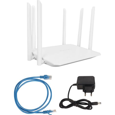 Routeur WiFi 4G LTE CPE avec emplacement pour carte SIM, 3 interfaces réseau, routeur point d'accès WiFi Plug and Play pour TV et PC, prise européenne 100-240 V (1/5)