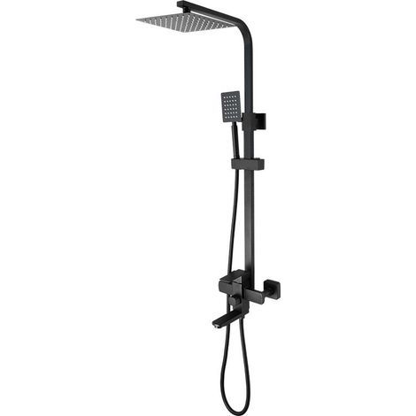 Colonne de Douche Thermostatique,avec Douche Plafond Carrée de 20 cm,Système de douche thermostatique (1/5)