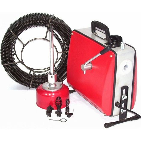 Rohrreinigungsgerät 500W Abflussreiniger 55930 Rohrreiniger 16mm Spirale Abfluss (1/5)