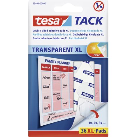 Tesa - tesa TACK® Doppelseitige Klebepads XL - 59404-00000-00 (1/3)