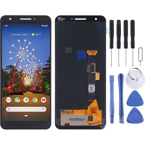 Compatible with the Google Pixel 3a LCD touchscreen (color: black) (1/4)