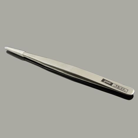 Gooi TS-11 Stainless Steel Straight Tweezers (Color: Silver) (1/4)
