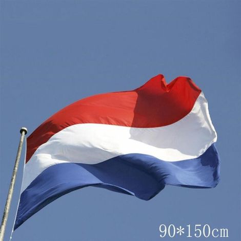 Lot de 2 drapeaux des Pays-Bas avec œillets en laiton - 90 x 150 cm (1/5)
